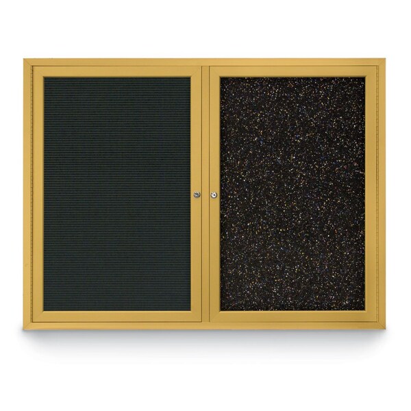 Corkboard, Cobalt/ Satin, 24" x 36"